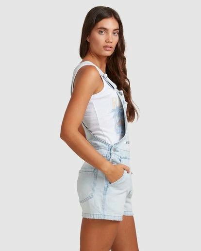 BILLABONG The Skipper Overalls LIGHT BLUE 4 BILLABONG The Skipper Overalls LIGHT BLUE - Image 4
