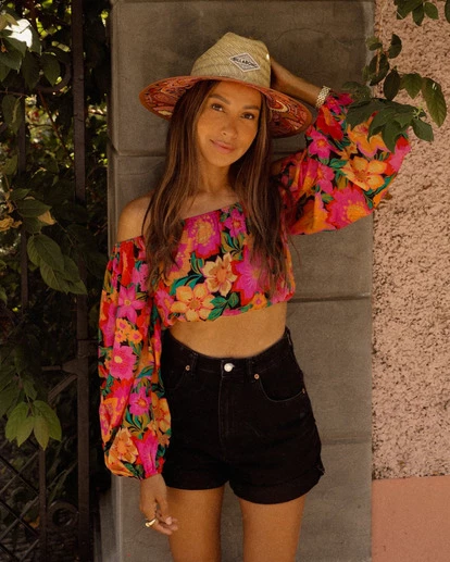 BILLABONG Riley Cut-Off Denim Shorts WASHED BLACK 1 BILLABONG Riley Cut-Off Denim Shorts WASHED BLACK