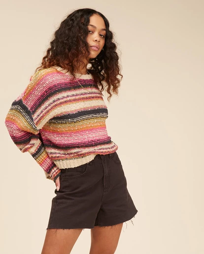 BILLABONG Riley Cut-Off Denim Shorts WASHED BLACK 4 BILLABONG Riley Cut-Off Denim Shorts WASHED BLACK - Image 4