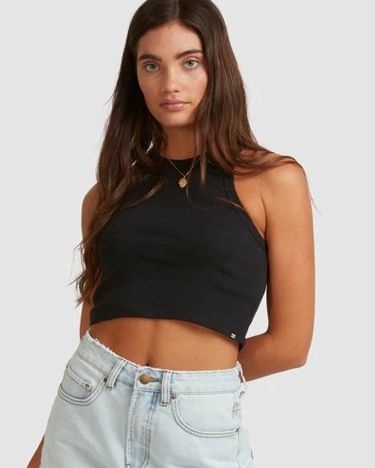 BILLABONG Jessie Tank Top BLACK 6 BILLABONG Jessie Tank Top BLACK - Image 6