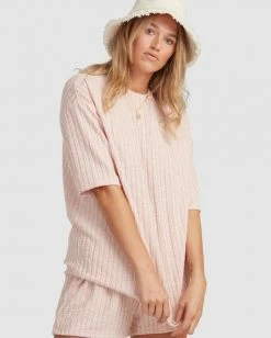 BILLABONG Sunset Boyfriend T-Shirt PEACHY HAZE 9 BILLABONG Sunset Boyfriend T-Shirt PEACHY HAZE -Women Clothing Shop ubjkt00117 billabongw meb0 dtl1