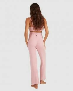 BILLABONG Sandstorm Knit Pants PALE PINK -Women Clothing Shop ubjnp00112 billabongw ppi bck1