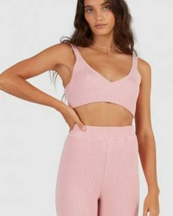 BILLABONG Sandstorm Knit Pants PALE PINK -Women Clothing Shop ubjnp00112 billabongw ppi dtl1