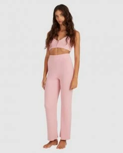 BILLABONG Sandstorm Knit Pants PALE PINK -Women Clothing Shop ubjnp00112 billabongw ppi sd1