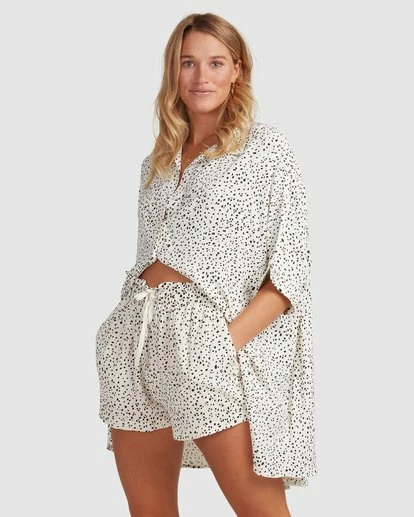 BILLABONG Sandstorm Elastic Shorts CREAM 4 BILLABONG Sandstorm Elastic Shorts CREAM - Image 4