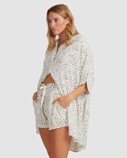 BILLABONG Sandstorm Elastic Shorts CREAM 2 BILLABONG Sandstorm Elastic Shorts CREAM - Image 2