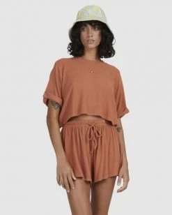 BILLABONG Sunup High-Waisted Shorts SAND