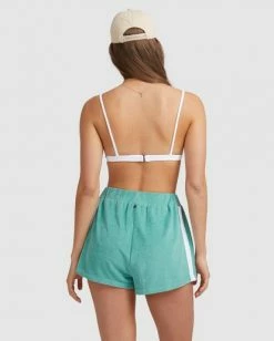 BILLABONG Spirit Elastic Waist Shorts TEAL 7 BILLABONG Spirit Elastic Waist Shorts TEAL -Women Clothing Shop ubjns00131 billabongw tea bck1