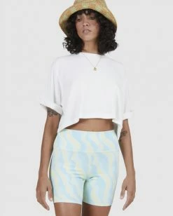 BILLABONG My Wave Bike Shorts LEMON LIME -Women Clothing Shop ubjns00133 billabongw lml dtl1