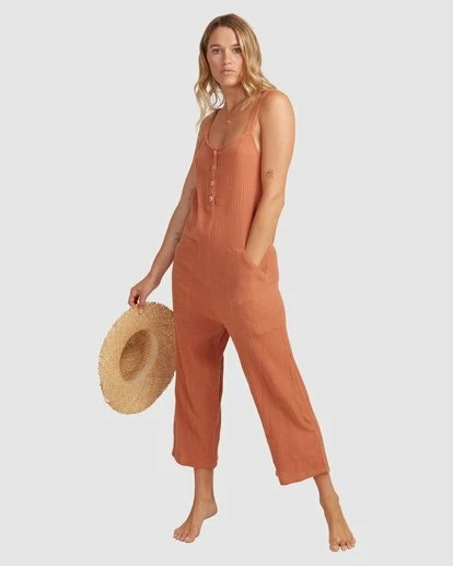 BILLABONG Daydreamer Jumpsuit COCONUT 6 BILLABONG Daydreamer Jumpsuit COCONUT - Image 6
