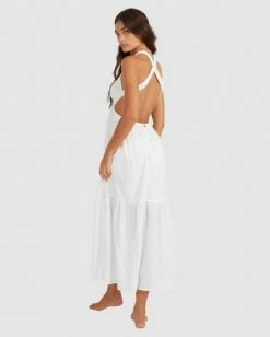 BILLABONG Shore Thing Maxi Dress WHITE 9 BILLABONG Shore Thing Maxi Dress WHITE -Women Clothing Shop ubjwd00140 billabongw wht bck1