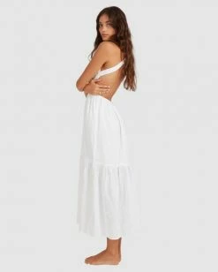 BILLABONG Shore Thing Maxi Dress WHITE 8 BILLABONG Shore Thing Maxi Dress WHITE -Women Clothing Shop ubjwd00140 billabongw wht sd1