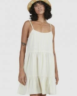 BILLABONG Zesty Mini Dress LEMON LIME -Women Clothing Shop ubjwd00180 billabongw lml dtl1