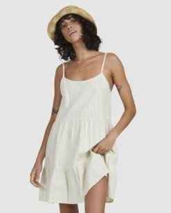 BILLABONG Zesty Mini Dress LEMON LIME