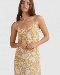 BILLABONG Steph Claire Smith Babin Midi Slip Dress NUTMEG -Women Clothing Shop ubjwd00204 billabongw nut dtl1