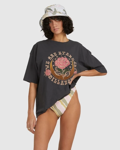 BILLABONG We Are Stardust T-Shirt OFF BLACK 1 BILLABONG We Are Stardust T-Shirt OFF BLACK