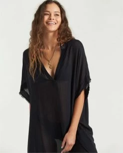 BILLABONG Found Love Swim Cover Up BLACK PEBBLE -Women Clothing Shop xv01tbfo billabongw bpb frt2