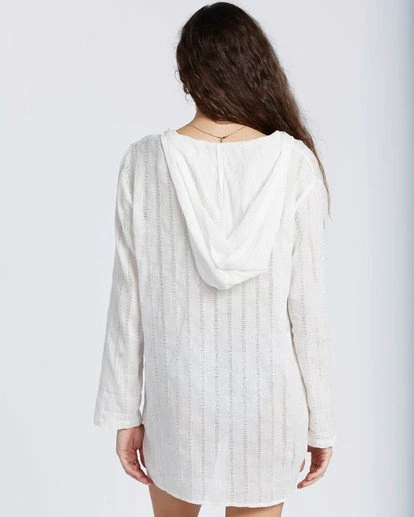 BILLABONG Same Story Dress SALT CRYSTAL 4 BILLABONG Same Story Dress SALT CRYSTAL - Image 4
