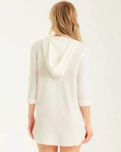 BILLABONG Same Story Cover Up SALT CRYSTAL 5 BILLABONG Same Story Cover Up SALT CRYSTAL -Women Clothing Shop xv712bsa billabongw scs bck1